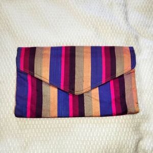 Vintage Nuline satin taffeta clutch bag